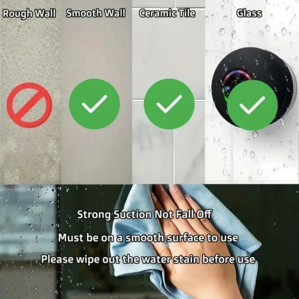 Bluetooth Waterproof Speaker (Get 6 Magnetic Cable Clips for free) - Image 3