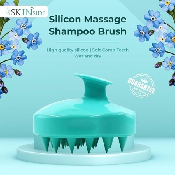 SkinSide Hair Scalp Massager for Hair Growth | Shampoo Brush Scrubber | Scalp Exfoliator | Oil Brush - Image 4