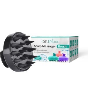 SkinSide Hair Scalp Massager for Hair Growth | Shampoo Brush Scrubber | Scalp Exfoliator | Oil Brush