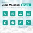 SkinSide Hair Scalp Massager for Hair Growth | Shampoo Brush Scrubber | Scalp Exfoliator | Oil Brush