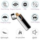 Electric USB WRX-08 Touch Lighter