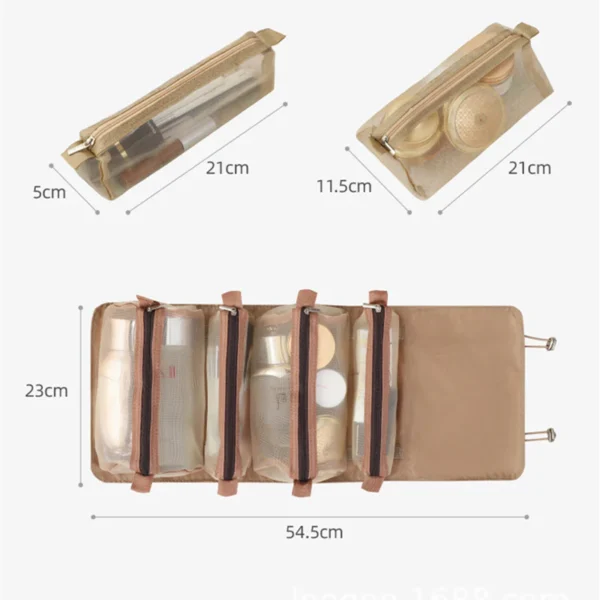 4 in 1 Foldable Cosmetic Bag - Image 2